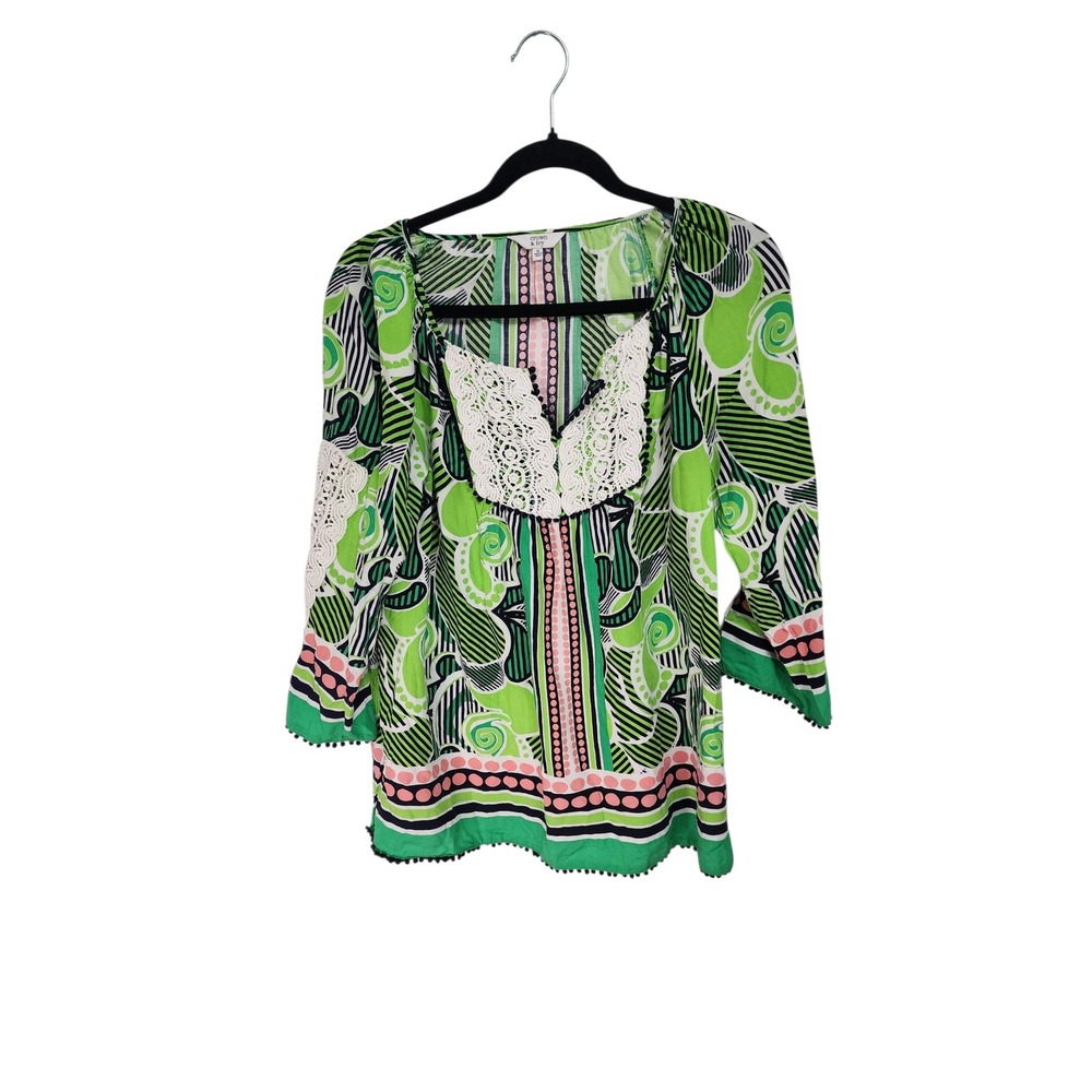 Crown & Ivy Tunic Top LOT Womens M Green Excellent